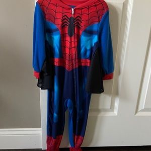 Boys 3T Spider-Man Footed PJs
